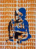 Untitled 003 24x18 — screen print with spray paint by KW for MADVILLX