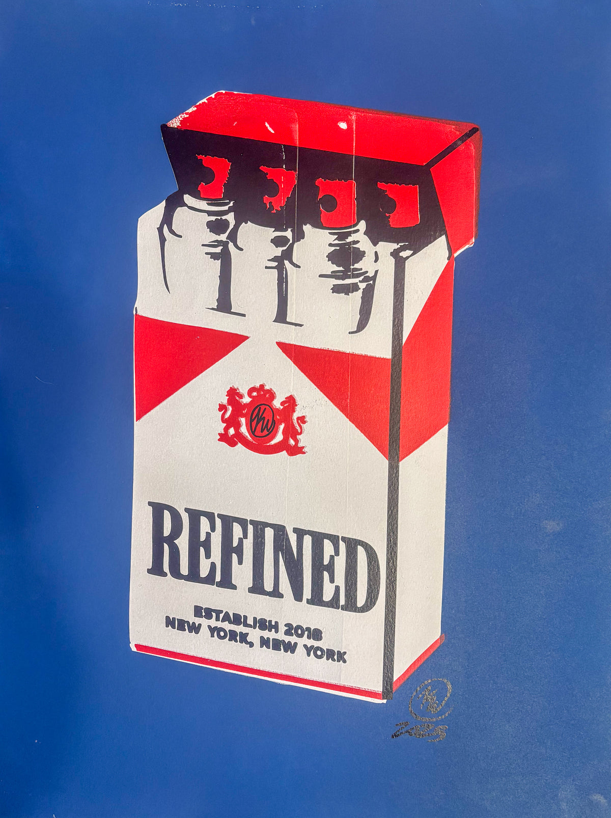 Graffiti Cigarettes 001 — hand-pulled screen print by KW for MADVILLX